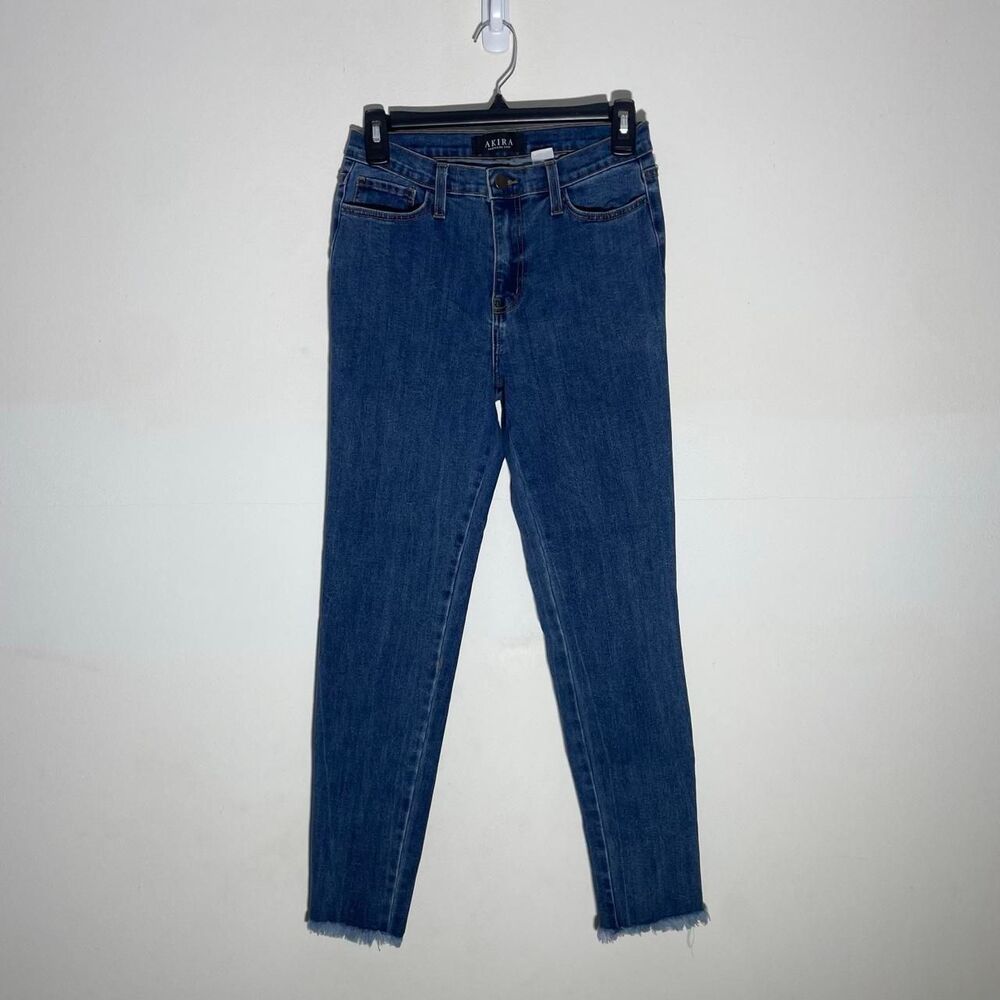 Akira Women's Blue and Navy Jeans